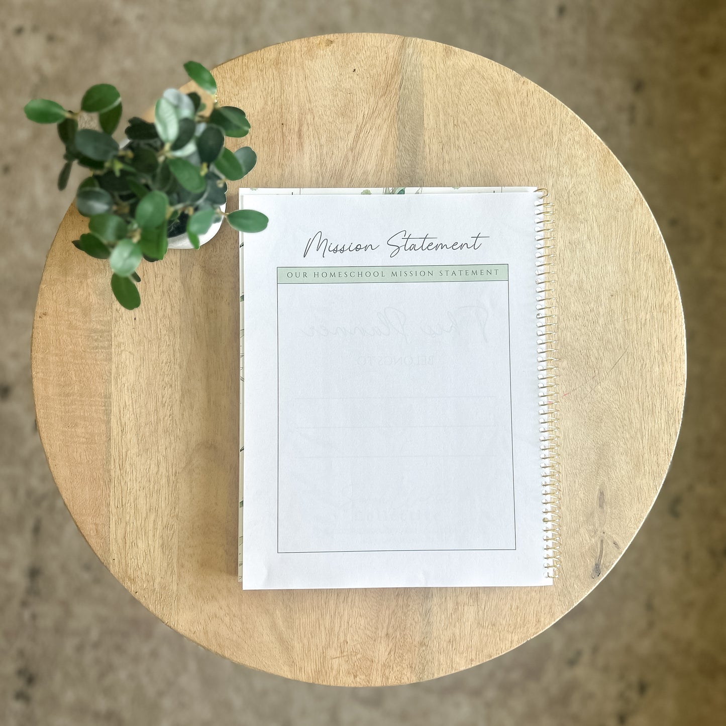 Homeschool Simplicity Planner