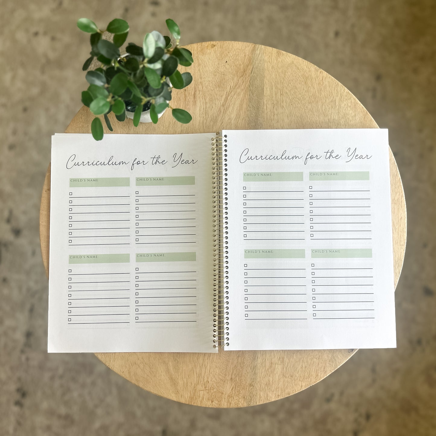 Homeschool Simplicity Planner