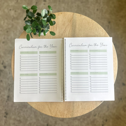 Homeschool Simplicity Planner