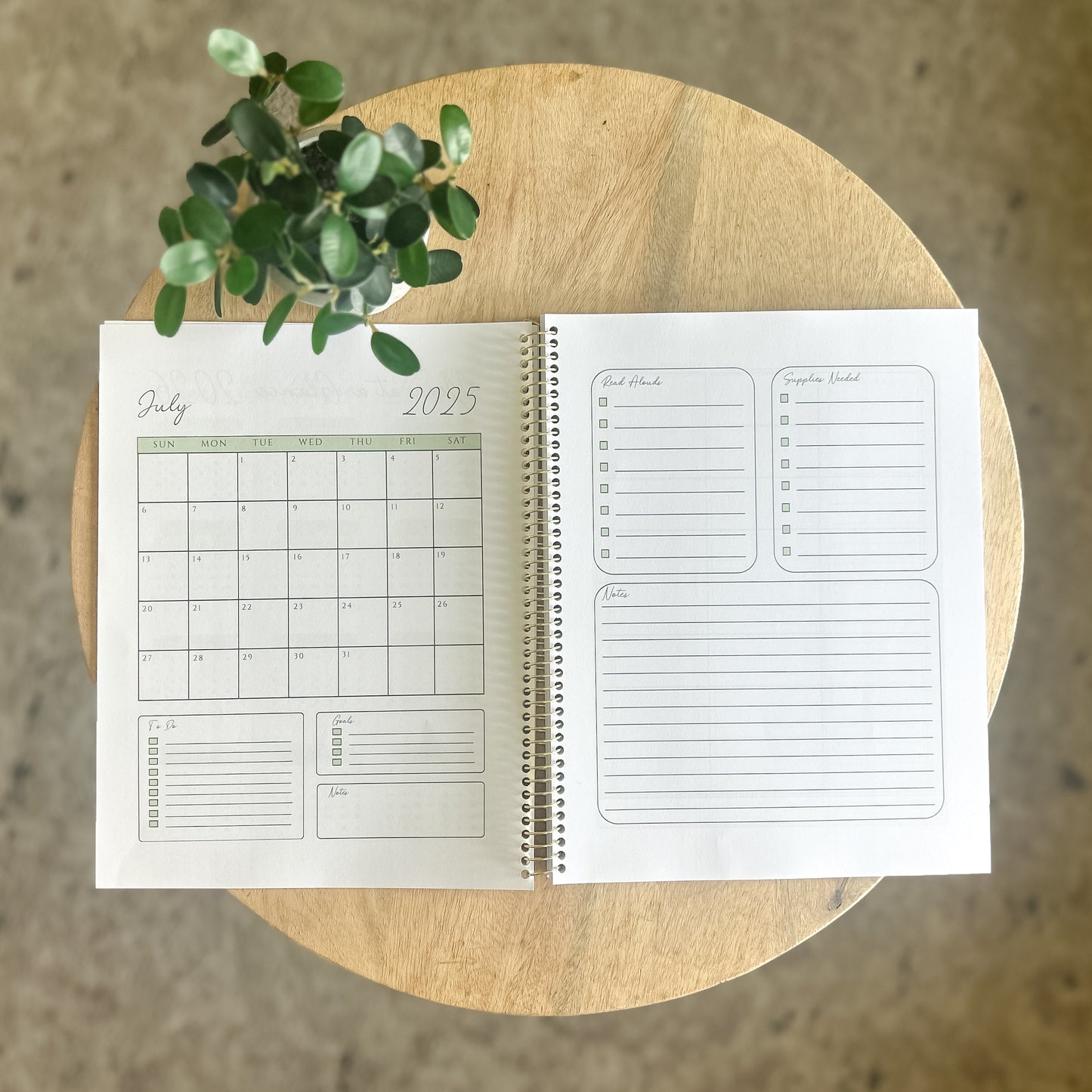 Homeschool Simplicity Planner